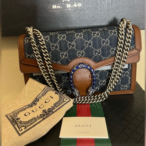 Gucci Dionysus Bag GG Denim Small - Picture 2 of 10
